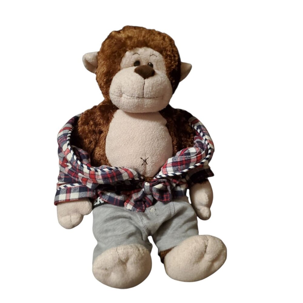 Build A Bear Monkey With Boxers and Robe